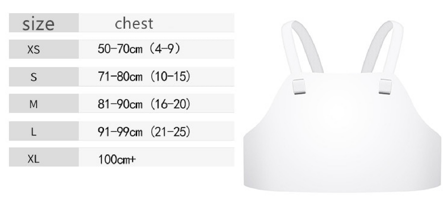 NANA-UP04 fencing chest protector for men (shipping included)